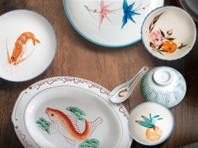 一只碗盤看時代