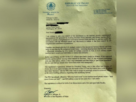 一封帛琉總統的信，曝光如何被利誘「只要犧牲台灣」！中國開價買邦交：要訂滿所有飯店房間