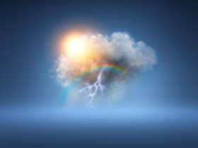 “It’s becoming warmer.” 不是天氣變暖和了，而是…