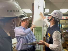 花蓮7.2強震》北市最嚴重樓損在南機場整宅！蔣萬安：有公安疑慮，將協助安置、發安遷救助金每人2萬