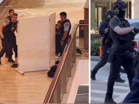 有影／澳洲雪梨商場爆隨機砍人！5死9傷「含9月大嬰兒」⋯男嫌「持刀遊蕩」畫面曝：警方當場擊斃