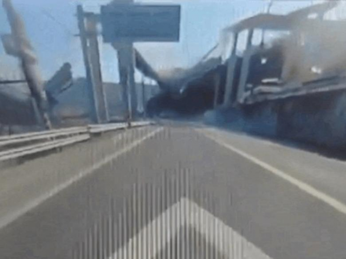 有影／南韓重大工安意外！高速公路「橋梁斷成多截崩塌」8工人被活埋…死傷人數、事發畫面曝光