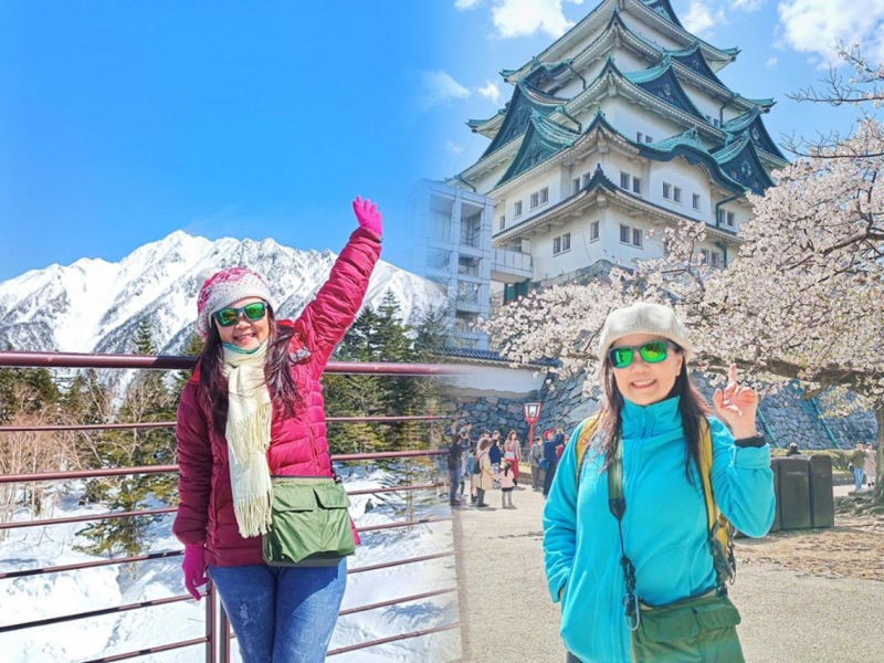 日本賞雪賞櫻48天只花6.2萬！她43歲提早退休「一年出國156天還存下6成收入」：我不是窮遊，我是賺很大