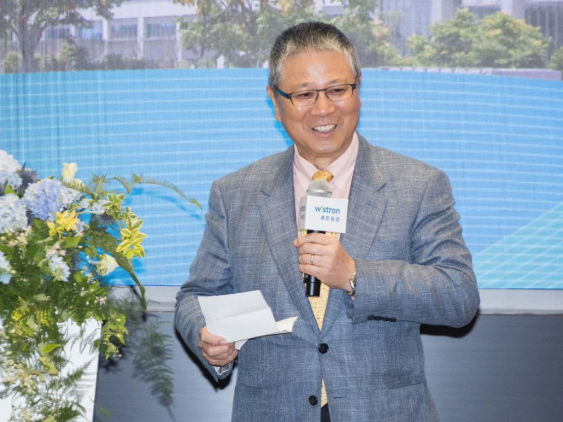 緯創竹北總部開幕「只做AI就滿載」、黃仁勳錄影力挺！林憲銘：AI是國力象徵，緯創要回頭貢獻台灣