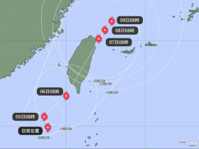 天氣／丹娜絲最新颱風路徑圖！颱風假來了？直撲台灣時間曝光…何時海陸警？最大風雨、警戒區域必看