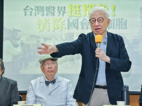 「大罷免能治百病！」轟藍白立委如病毒、腫瘤，曹興誠攜手台灣醫界發聲明，籲大眾7/26清除「國會癌細胞」