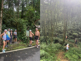 選舉是一時，爬山是永遠、國家是永遠的！謝金河和山友們的2小時登山課，一場對話大家會心一笑