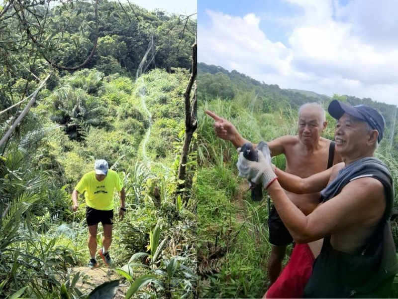 海拔不到200公尺卻充滿挑戰！捷兔勇闖七堵最高友蚋山，親眼目睹都市傳說，合力拆網拯救受困鳥