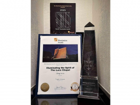 東海大學路思義教堂照明設計勇奪雙料國際大獎 林靖祐老師操刀設計 榮獲IALD與IES國際最高榮譽