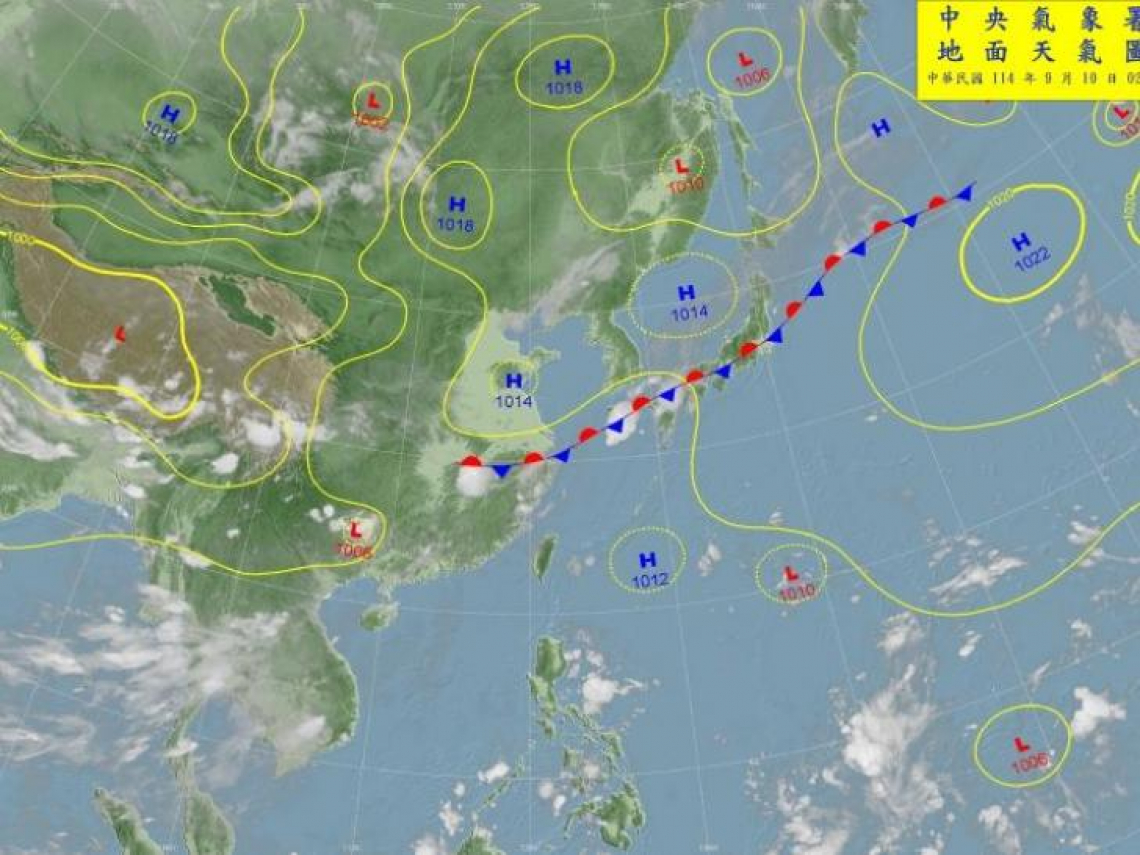 天氣／東北季風首波報到，入秋有感降溫時間曝光！教師節連假會有颱風攪局？10日預報搶先看