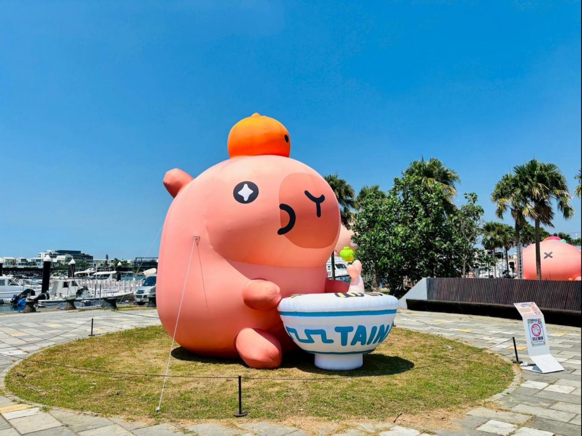 卡比胖拉出沒注意！50隻迷你胖水豚現身台南「泡湯」…燈光秀、假日市集、活動地圖、交通指引一次看