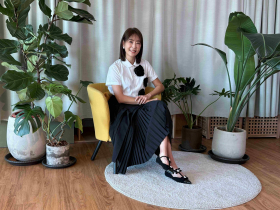 賈永婕任台北101董座滿周年，笑說「全家都有職業傷害了」！形象更接地氣：連拘謹的總座也活潑起來