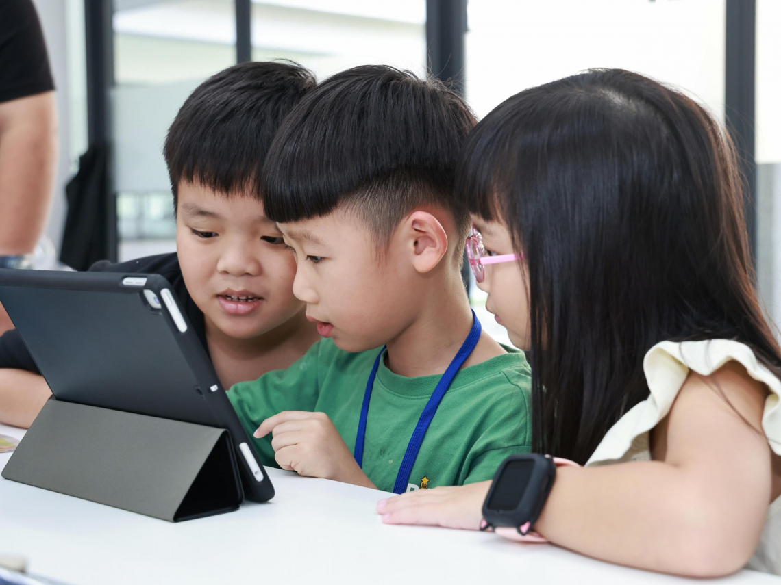 在沙崙，科技教育從小萌芽——AI × 淨零，孩子的第一堂永續課