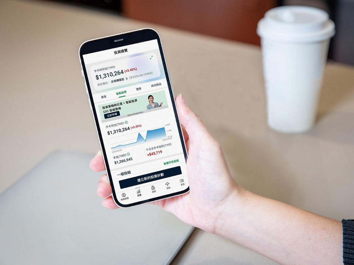 國泰世華ＣＩＯ投資組合 讓資產配置更專業、更便捷