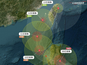 天氣／鳳凰颱風最新路徑！12縣市達停班停課標準「會放颱風假」？雨區曝光，北北基桃宜停班課宣布