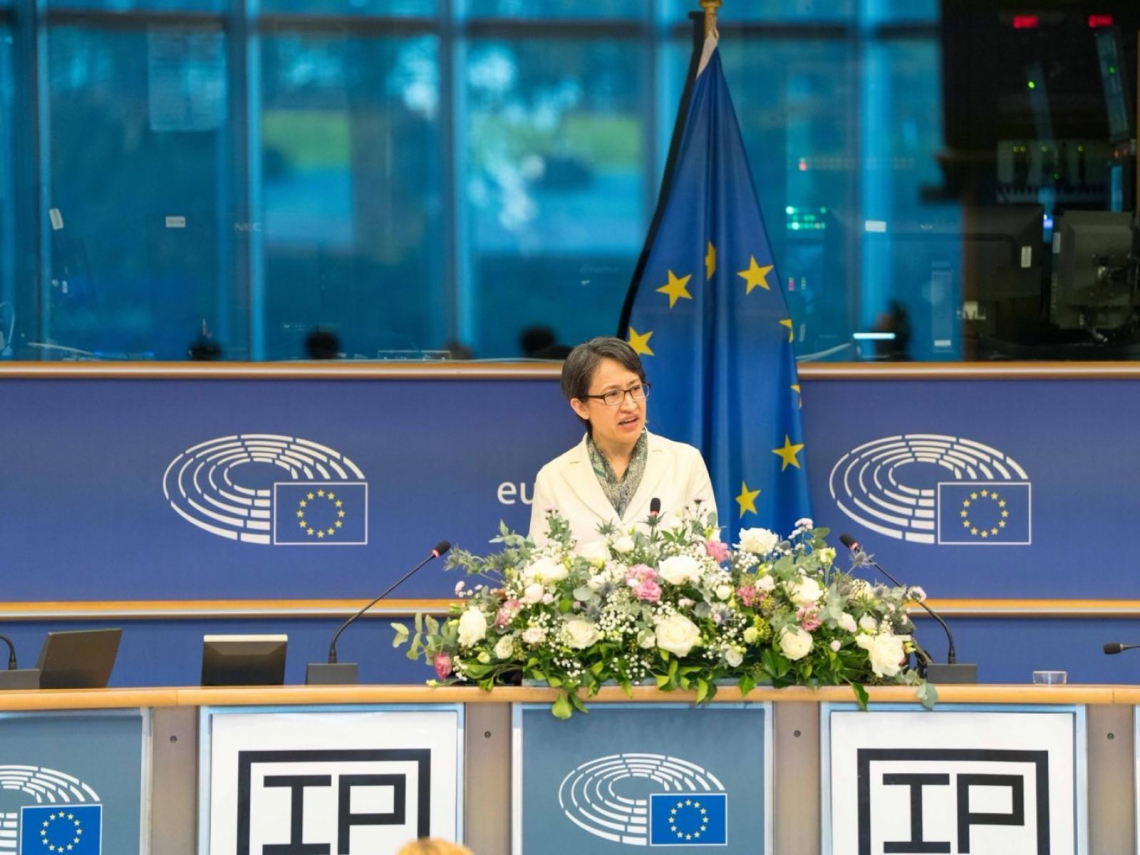 蕭美琴歐洲議會演說：向世界展現台灣志氣，賴清德喊堅定前行！原以為視訊最後才知親訪？行前運作曝光