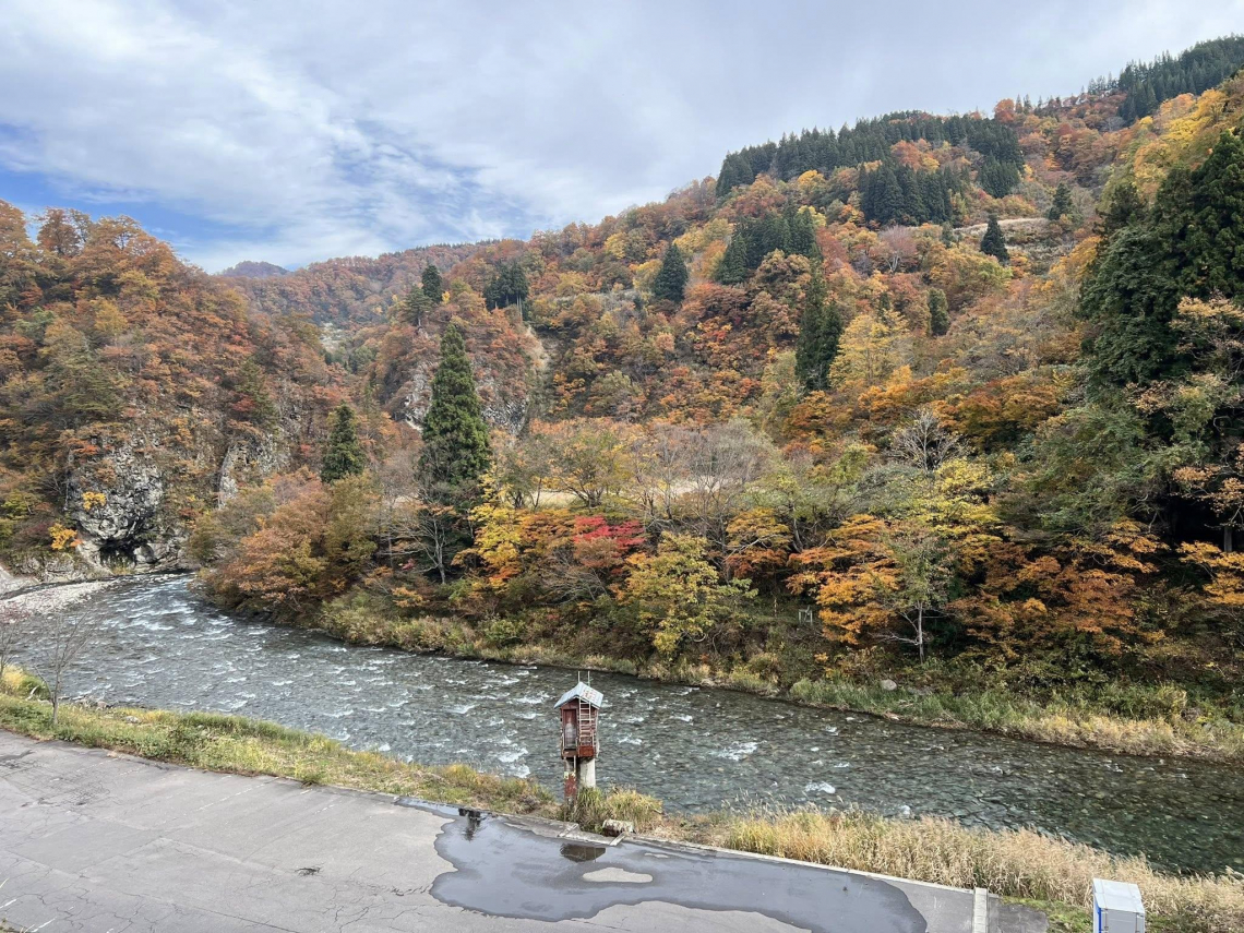 步入光之隧道、眺望清津峽谷滿山楓紅…謝金河拜訪日本三大峽谷之一，比不上台灣「這裡」卻有不同韻味