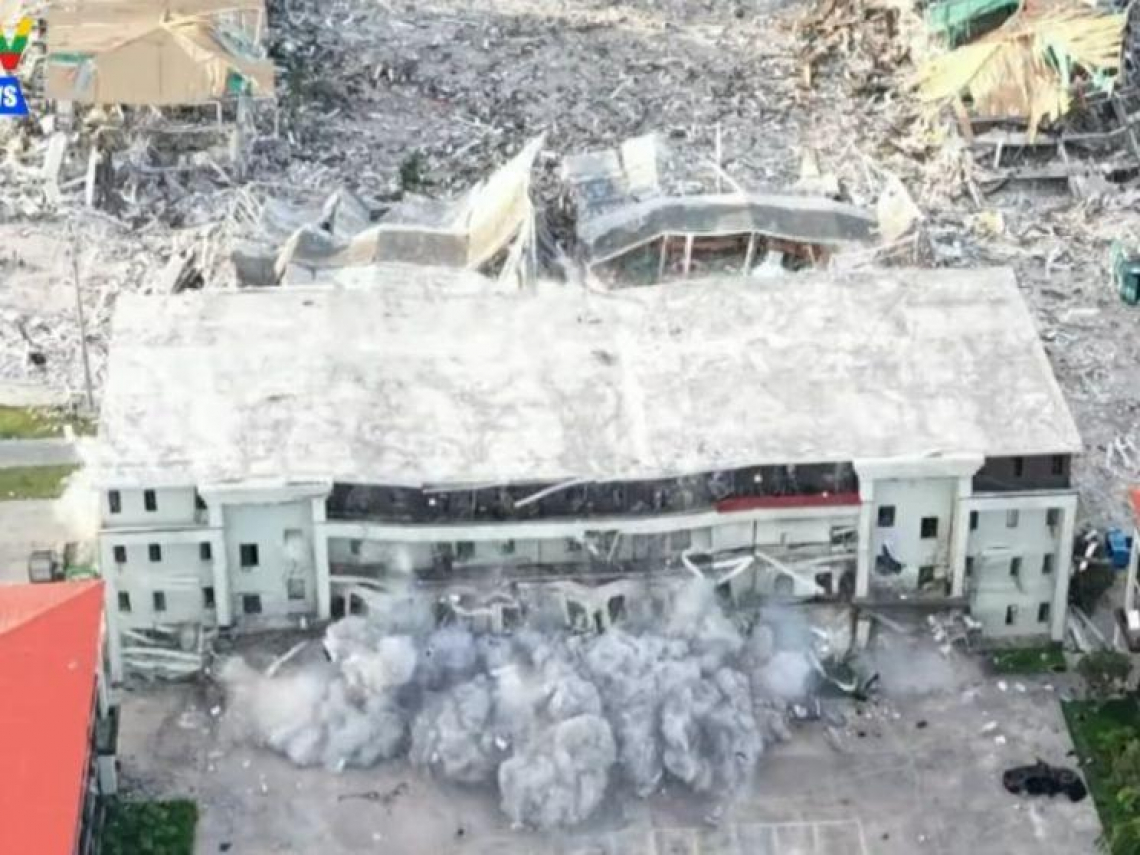 影／緬甸軍炸毀KK園區！5天抓1600人也有台灣人，扣2萬支手機、星鏈接收器…高調掃蕩真為打詐？