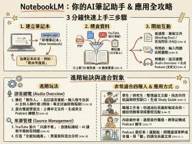 NotebookLM教學圖解包「10個超強用法」！怎麼用？3步驟入門、免費方案、應用場景實測