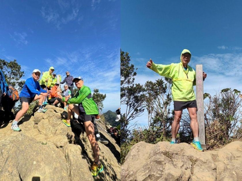 挑戰台灣小百岳、攀苗栗仙山！山頂可見加里山「視野開闊有靈氣」…謝金河：體驗下坡比上坡難的考驗