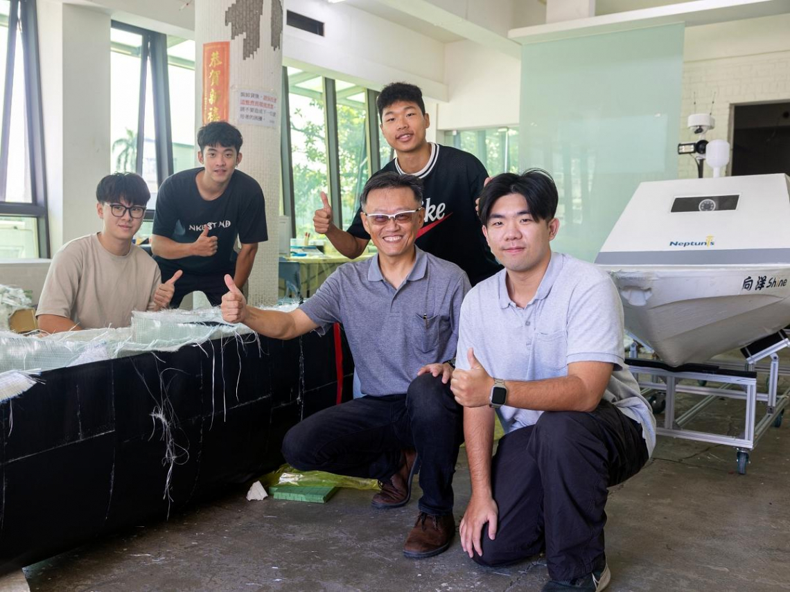 高科大海洋智慧船舶再突破，9米二代船亮相，全新造船工法全台首創