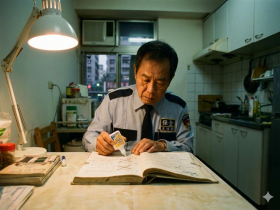 保全爸回收豪宅住戶參考書、立可白塗筆跡...兒子考上台大醫學系、女兒也上政大：不拚搏無法反轉階級