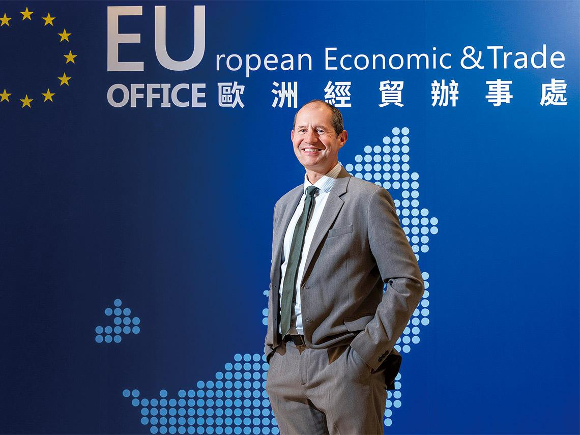 專訪》谷力哲談台歐新交流  從經濟轉國防 歐盟駐台代表：歐洲安全延伸至台海 