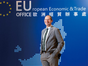 專訪》谷力哲談台歐新交流  從經濟轉國防 歐盟駐台代表：歐洲安全延伸至台海 