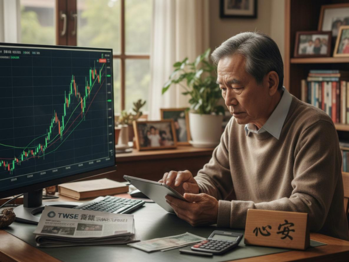 70歲的他滿手台積電，該賣掉套現3500萬「求餘生好過」？施昇輝給5個字：對退休族最重要的就是它