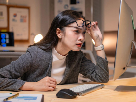 節制近距離用眼時間  才能有效守護視力  3C螢幕盯太久  青壯年鬥雞眼激增   