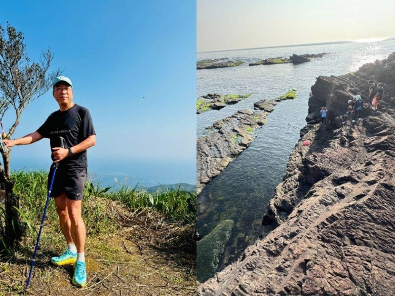 花1小時登和美山俯瞰龍洞灣！支撐走春之旅竟是「海園」…謝金河大讚三杯錢鰻：不必多介紹