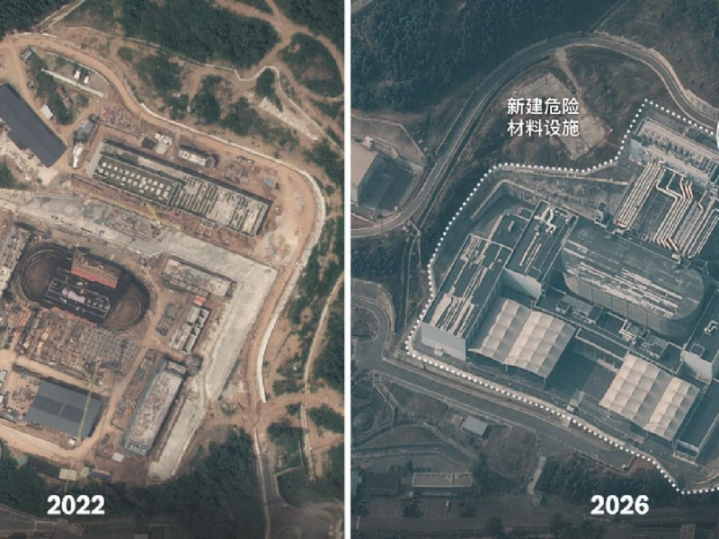 川普看過來！紐時揭露中國在四川山谷秘密擴張核武，習近平斗大口號「牢記使命」太空都看到