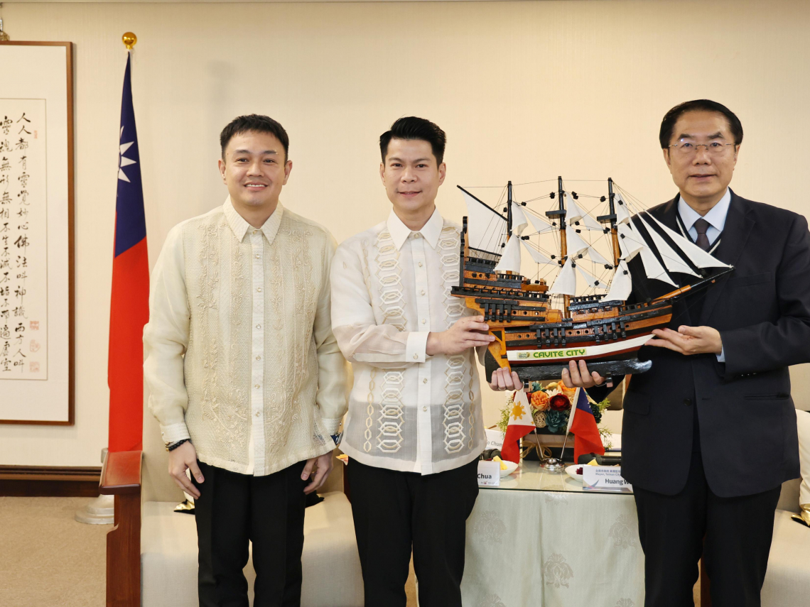 黃偉哲城市外交再添成果 菲律賓姊妹市加美地市長率團回訪台南