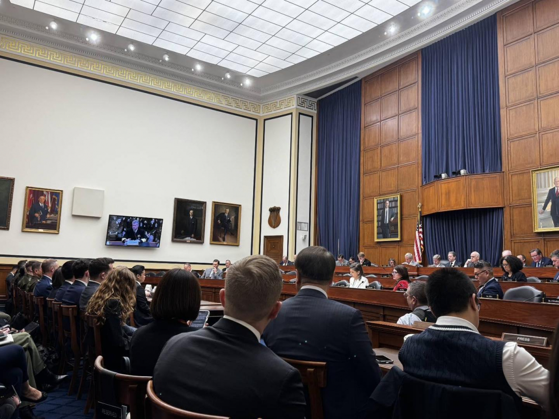 參加美眾院軍委會聽證會！林右昌：印太民主國家都關注台灣自我防衛決心，「盼國防預算能有好結果」