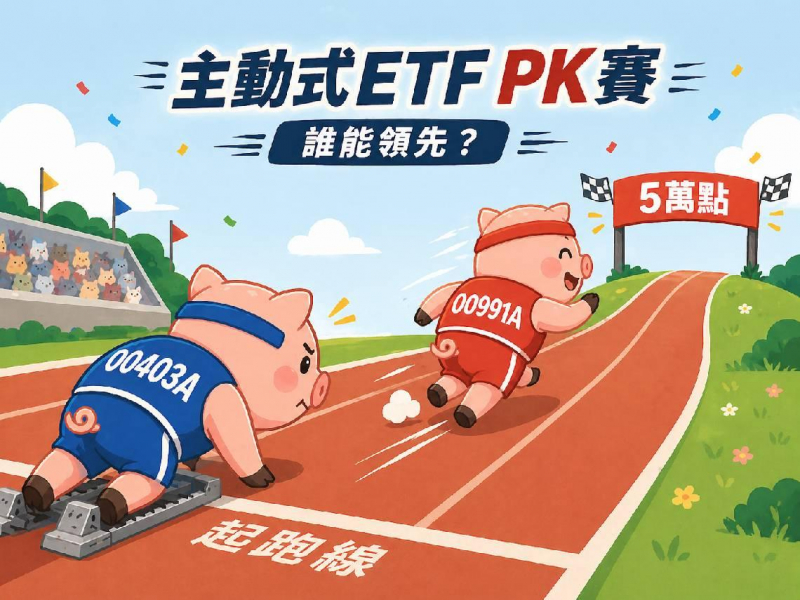 00403A申購吸金800億，00991A坐等抬轎？成分股差不多，成本卻少3成...起跑線決定勝負？老手揭主動式ETF關鍵