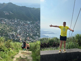 台北捷兔再訪九份山城！耳畔響起基隆山之戀…謝金河沿腰線登頂基隆山，眺望北海岸