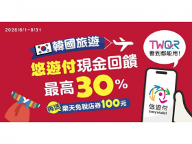 暑假遊韓悠遊付！現金回饋最高30%