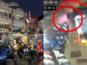 影／新竹氣爆鄰居夫妻遭磚牆壓死…4秒炸11道火光、轎車噴飛！天然瓦斯釀禍還是4桶瓦斯桶洩漏？