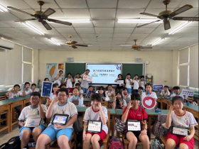 美律攜手富聆助聽器 捐贈5千副聽力保護耳機 助屏東學子在更健康環境下數位學習