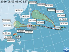 天氣／白海豚颱風最新路徑！北北基桃「暴風圈侵襲率」出爐，這天估發布海警，父親節會影響嗎？10日報先看