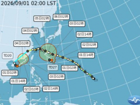 天氣／沙德爾颱風復活！最新路徑「往台灣前進」這時發海警…4縣市豪大雨特報先來，明天停班停課最新通知