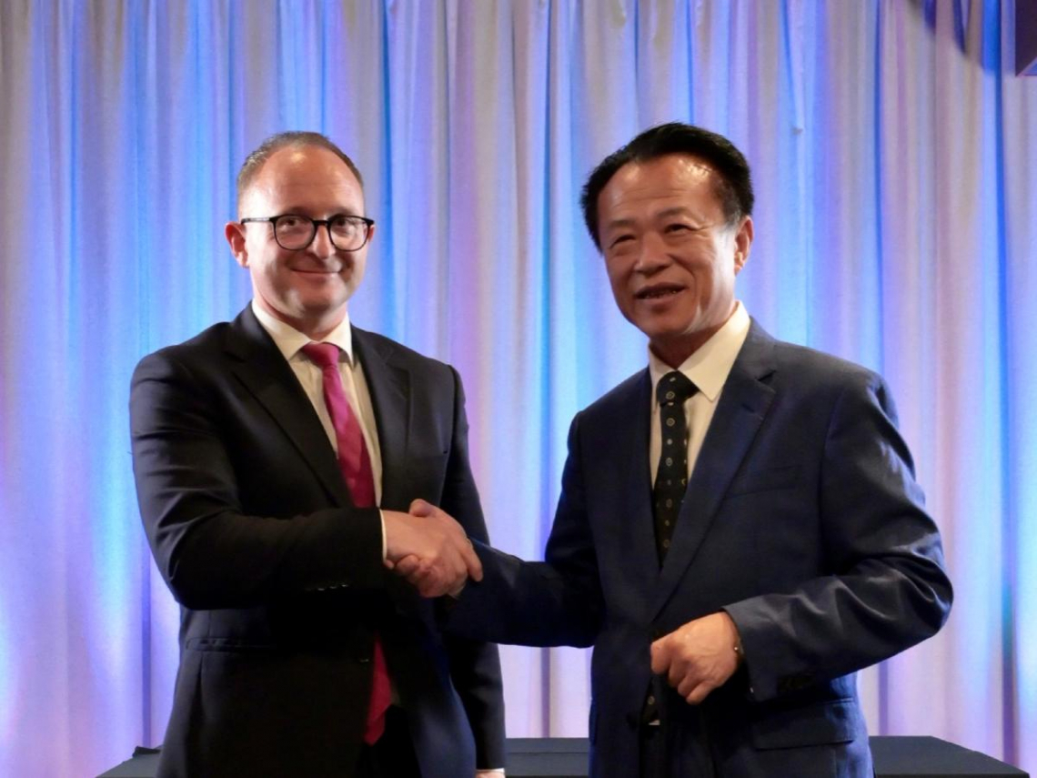 嘉義無人機鏈結歐洲 翁章梁訪波蘭促台波業者深化合作