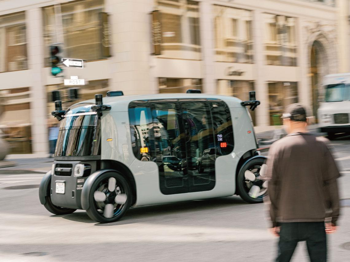 沒有方向盤、腳踏板  造型獨特超吸睛 來勢洶洶相準谷歌Waymo 亞馬遜Zoox無人計程車上路