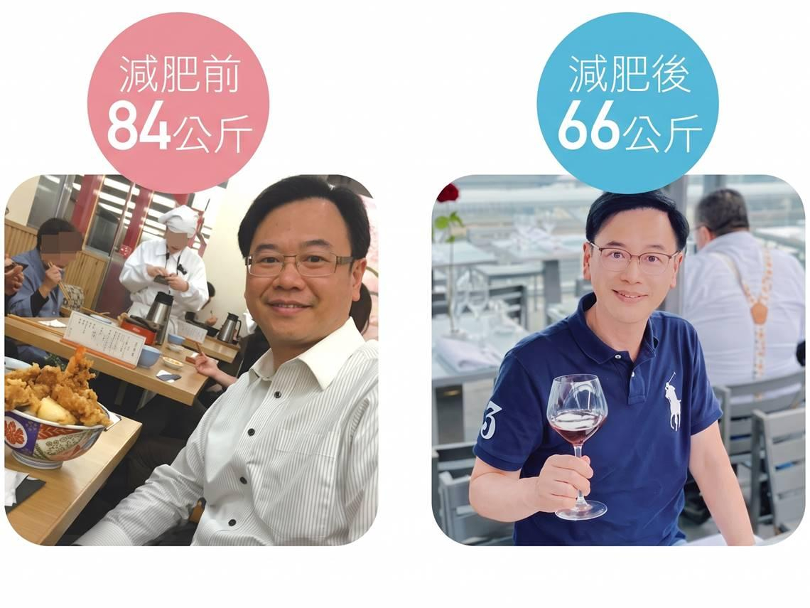 肝膽名醫84→66kg，1年半瘦18公斤、中度脂肪肝消失了！公開「半醣飲食」三餐吃法：肉、菜、飯順序這樣吃