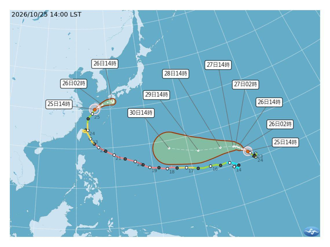 天氣／兩波冷空氣接力報到！這天起降溫變濕涼，下雨熱區曝光…煙花颱風會影響台灣嗎？10日報先看
