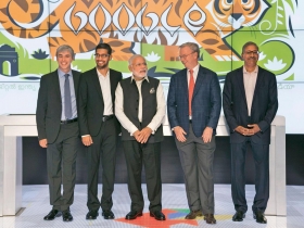 中、印領袖訪美  透露科技業的布局風向 美國科技A咖  搶著幫印度支票買單