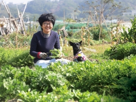 作家林黛羚 菜鳥農夫把笑果化為務農繪本 握筆換拿鋤頭 和蟲蟲搶菜也開心