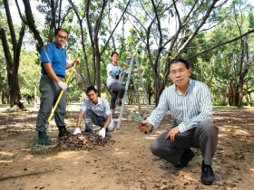 五位董事長、七位教授 攜手改造大安森林公園 科技老總學種樹 搶救「台北之肺」