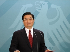 奧運．毒奶．三溫暖   胡錦濤