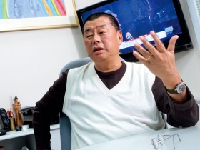 返台二次創業革命 大談數位化 黎智英：既然不賣，就先將事業弄好